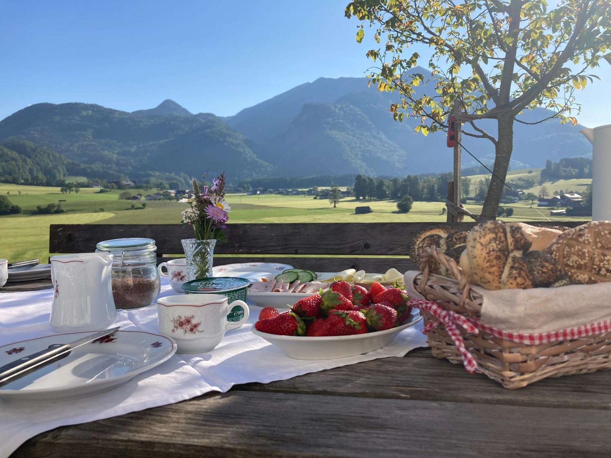 Weinbachbauer - Urlaub Am Bauernhof Villa Saint Wolfgang Eksteriør bilde